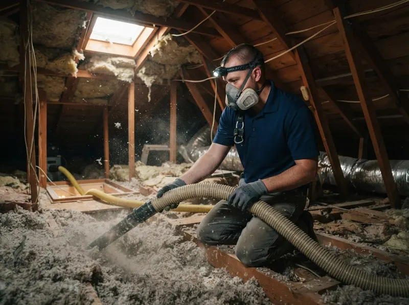 Attic Insulation Extraction & Sanitization in Elk Grove, CA