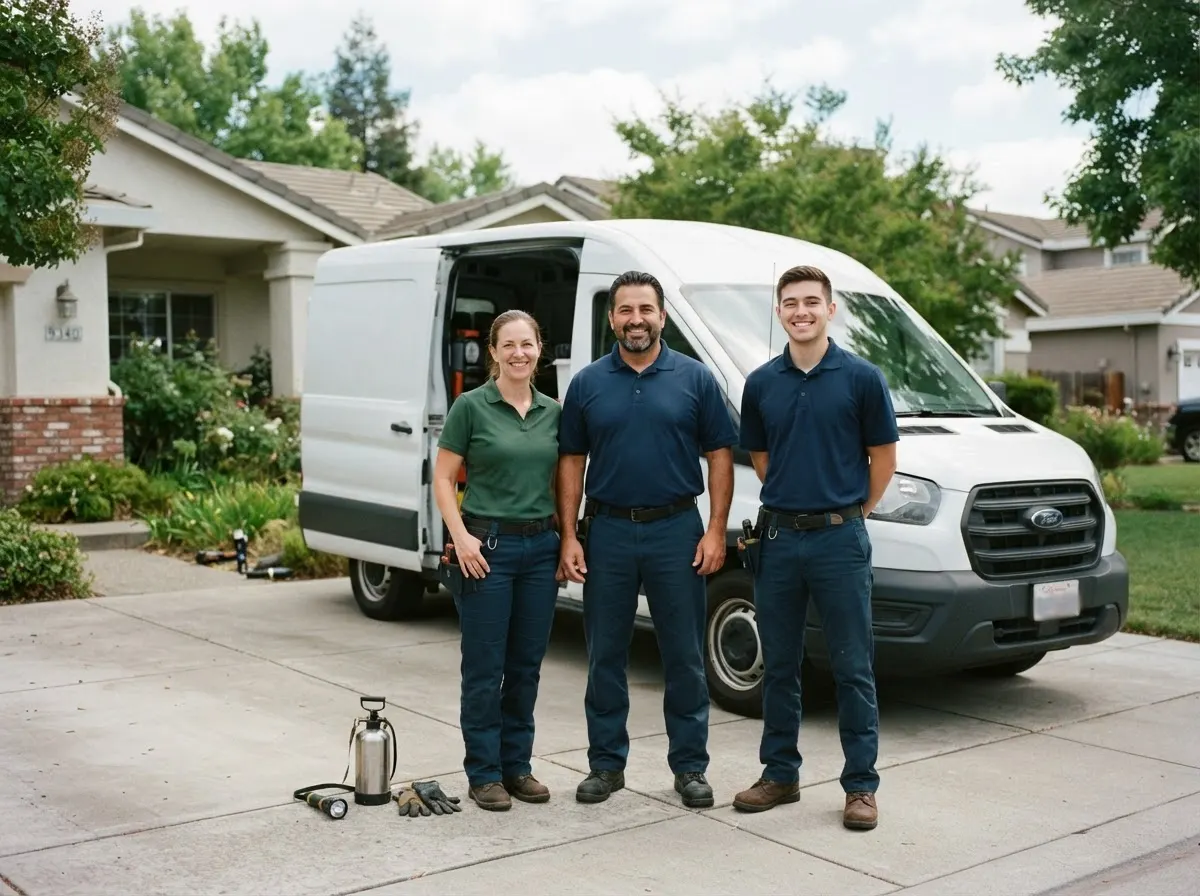 The QuickShield Exterminators team, pest control services in Elk Grove, CA
